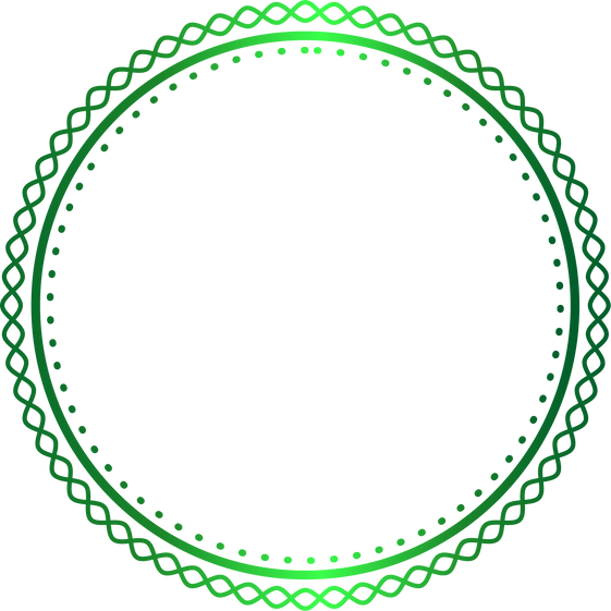 Green Circle Frame